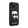 Karl Lagerfeld Silicone Ikonik Karl`s Head – Case for iPhone 14 Plus (Black)