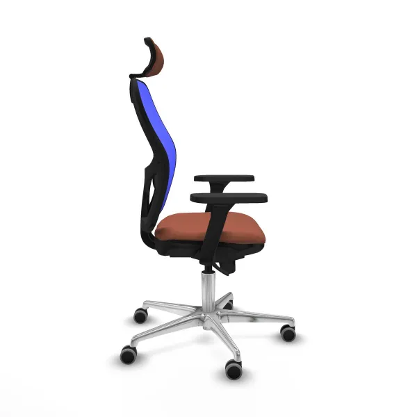 Office Chair Piqueras y Crespo 3D086G2 Blue Brown