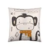 Cushion cover Popcorn Scarf Monkey (60 x 60 cm)