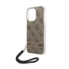 Guess 4G Print Cord - Case for iPhone 14 Pro Max (Brown)