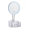 Magnifying Mirror with LED 1x White polystyrene 12,6 x 34,5 x 17 cm