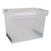 Storage Box with Lid Evolution Transparent (39 x 29 x 20,5 cm)