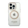 Guess Metal Outline MagSafe - Case for iPhone 14 Pro Max (Clear)