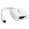 Mini DisplayPort to VGA Adapter Startech MDP2VGAW White Black 0,12 m