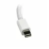 Mini DisplayPort to VGA Adapter Startech MDP2VGAW White Black 0,12 m