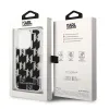 Karl Lagerfeld Monogram Liquid Glitter - Case for iPhone 14 Pro Max (Black)