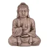 Decorative Garden Figure Buddha Grey Polyresin (23,5 x 49 x 36 cm)