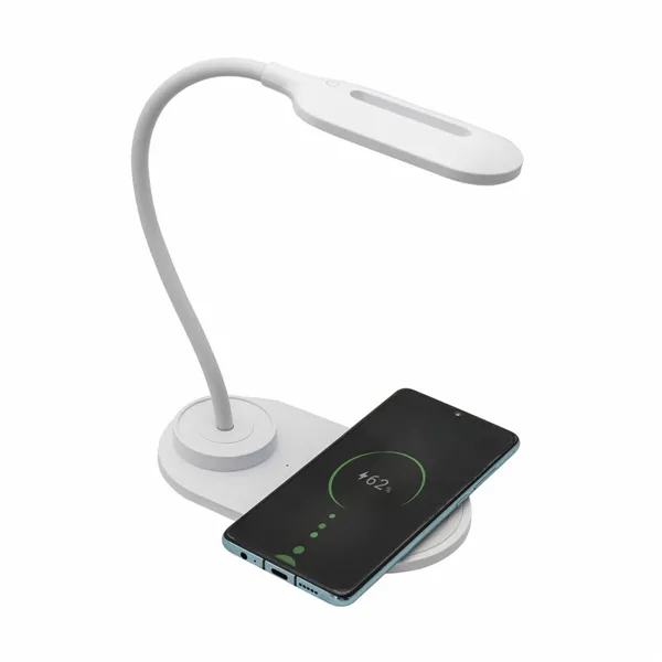 LED Lamp with Wireless Charger for Smartphones Denver Electronics LQI-55 White 5 W