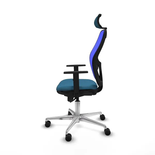 Офисный стул с изголовьем Piqueras y Crespo 1D086N2 Синий Зеленое масло
