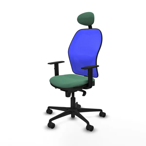 Office Chair with Headrest Jorquera Piqueras y Crespo 1D036N1 Emerald Green