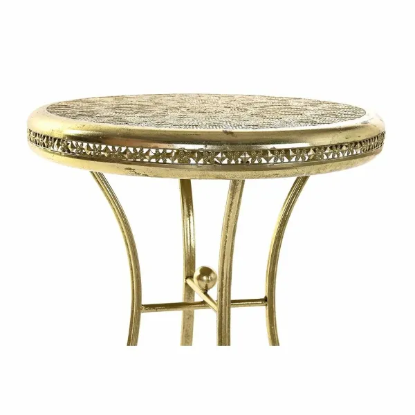 Console DKD Home Decor Golden Metal 42 x 42 x 57 cm (2 Units)