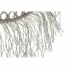 Wall mirror DKD Home Decor Crystal Natural Rope (60 x 4 x 60 cm)