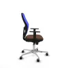 Office Chair Piqueras y Crespo 1D086G0 Blue Dark brown
