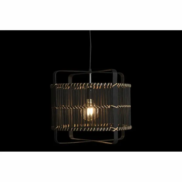 Ceiling Light DKD Home Decor Black Bamboo 50 W 40 x 40 x 35 cm