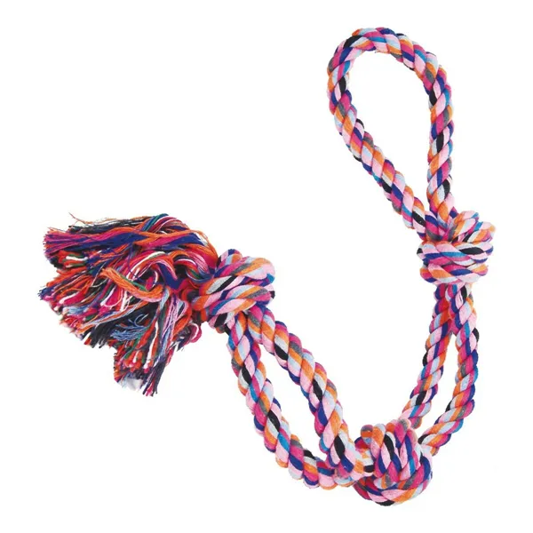 Dog chewing toy Gloria Multicolour Knot Cotton (64 cm)