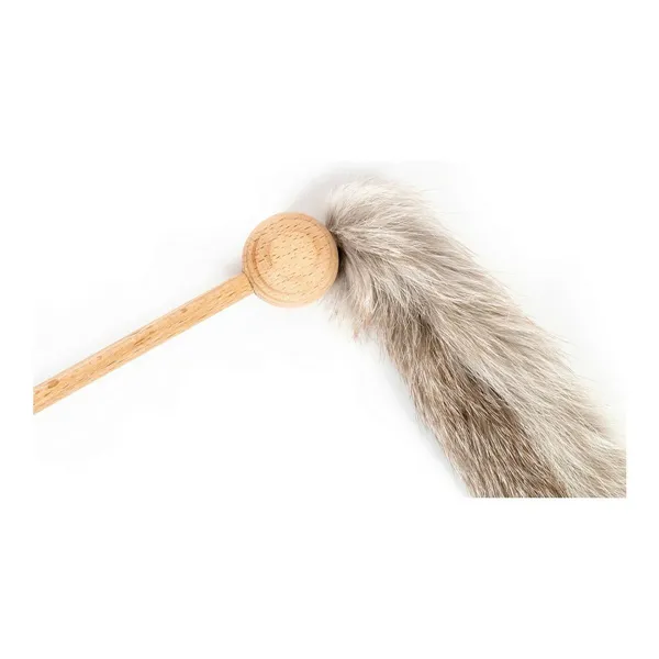 Cat wand Gloria Niemeyeer Wood Fluffy toy Worm