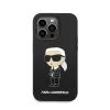 Karl Lagerfeld Silicone NFT Ikonik - Case for iPhone 14 Pro Max (Black)