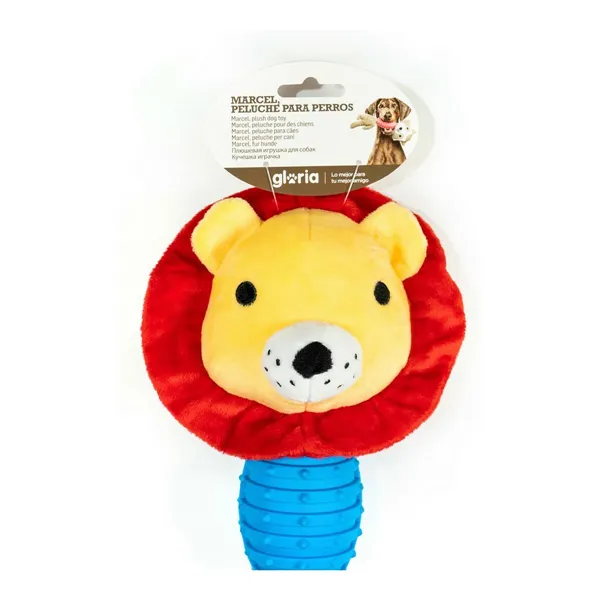 Dog chewing toy Gloria Marcel with sound Lion Polyester Eva Rubber polypropylene