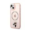 Karl Lagerfeld IML NFT Karl & Choupette MagSafe - Case for iPhone 14 (Pink)