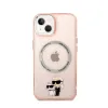 Karl Lagerfeld IML NFT Karl & Choupette MagSafe - Case for iPhone 14 (Pink)