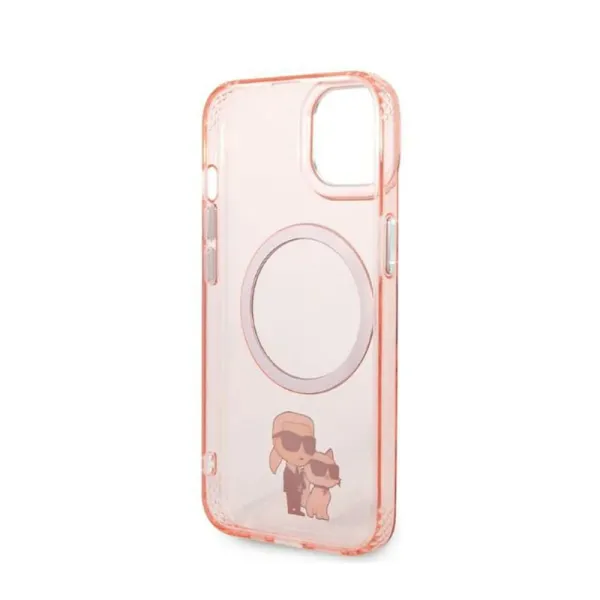 Karl Lagerfeld IML NFT Karl & Choupette MagSafe - Case for iPhone 14 (Pink)