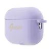 Guess Silicone Heart Charm - Case for Apple AirPods Pro 2 (Purple)