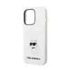 Karl Lagerfeld Silicone NFT Choupette - Case for iPhone 14 Pro (White)