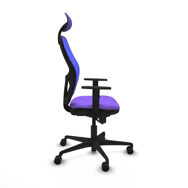 Office Chair with Headrest Jorquera Piqueras y Crespo 1D036N1 Lilac