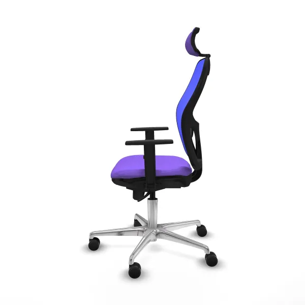 Office Chair with Headrest Piqueras y Crespo 1D086N2 Lilac