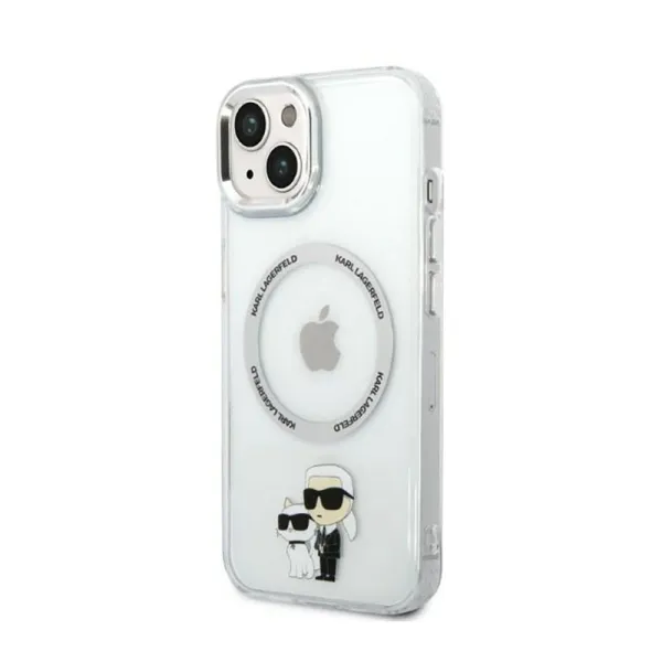 Karl Lagerfeld IML NFT Karl & Choupette MagSafe - Case for iPhone 14 Plus (Clear)