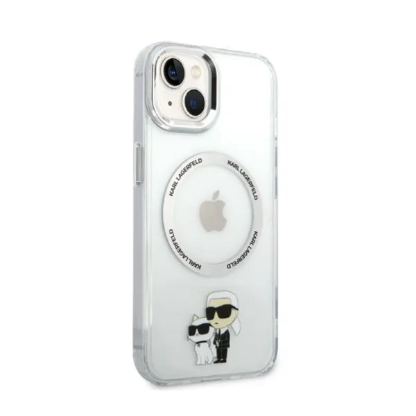Karl Lagerfeld IML NFT Karl & Choupette MagSafe - Case for iPhone 14 Plus (Clear)