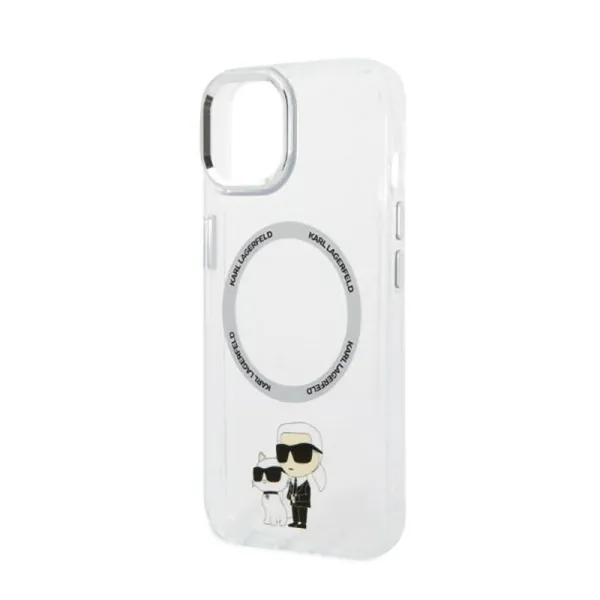 Karl Lagerfeld IML NFT Karl & Choupette MagSafe - Case for iPhone 14 Plus (Clear)