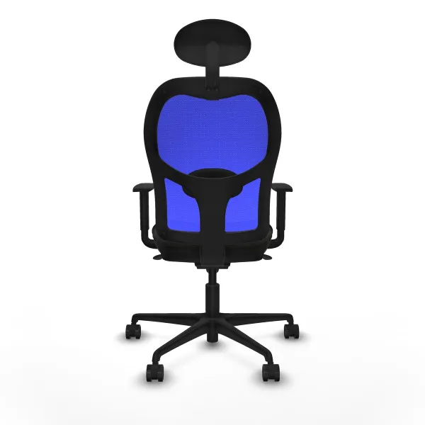 Office Chair with Headrest Jorquera Piqueras y Crespo 1D036N1 Black