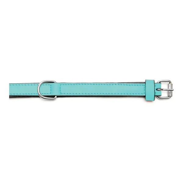 Dog collar Gloria Padded Turquoise (30 x 1,5 cm)