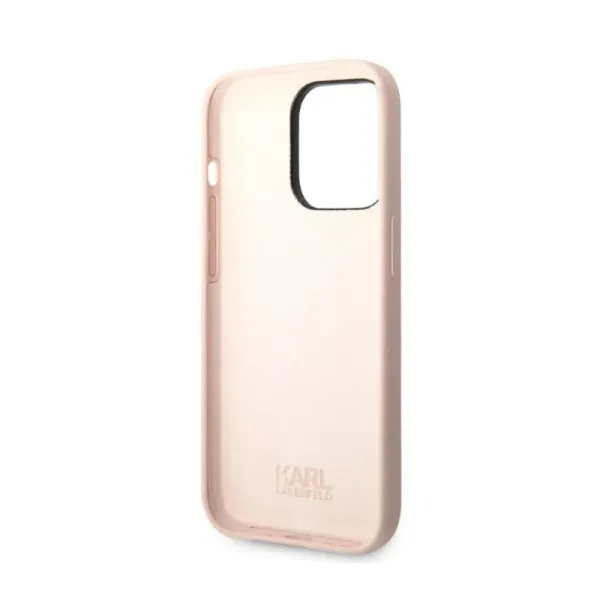 Karl Lagerfeld Silicone NFT Choupette - Case for iPhone 14 Pro (Pink)