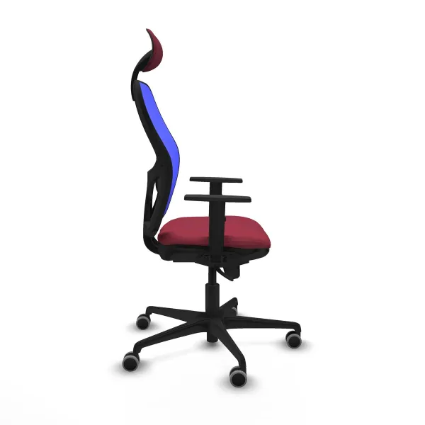 Office Chair with Headrest Jorquera Piqueras y Crespo 1D036G1 Maroon