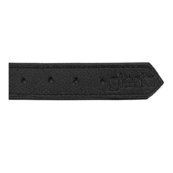 Dog collar Gloria Drymilled Black (30 x 1,5 cm)