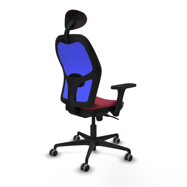 Biroja krēsls Piqueras y Crespo 3D036G1 Sarkanbrūns