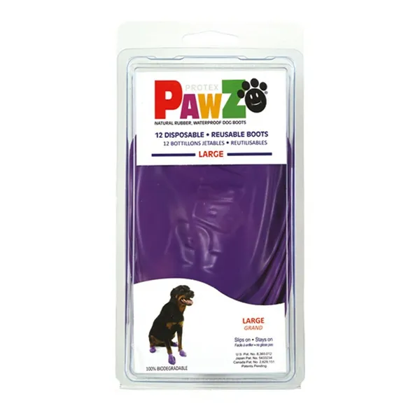 Boots Pawz Dog 12 Units Purple Size L