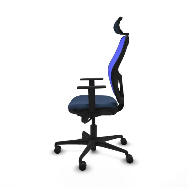 Office Chair with Headrest Piqueras y Crespo 1D036N2 Navy Blue