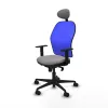 Office Chair with Headrest Jorquera Piqueras y Crespo 1D036N1 Grey