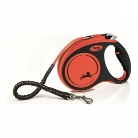 Koerarihm Flexi XTREME 5 m oranž suurus M