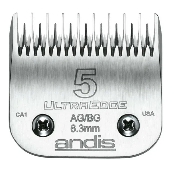 Shaving razor blades Andis 5 Steel Carbon steel (6,3 mm)