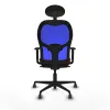 Office Chair with Headrest Jorquera Piqueras y Crespo 1D036G1 Blue Brown