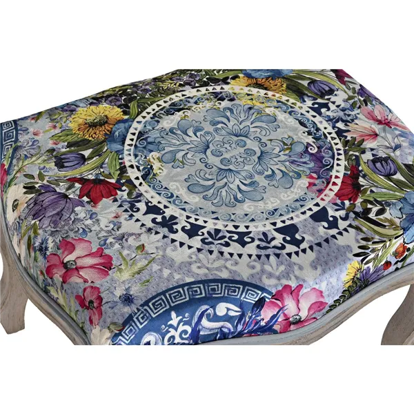 Bench DKD Home Decor   Fir Polyester Multicolour (58 x 47,5 x 41 cm)