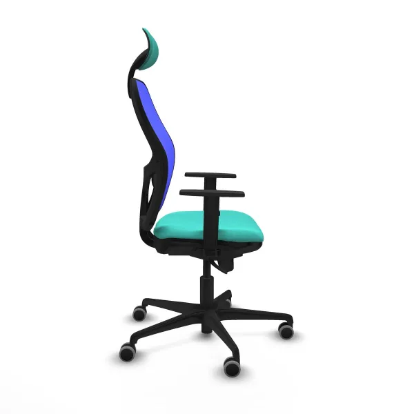 Office Chair with Headrest Jorquera Piqueras y Crespo 1D036G1 Turquoise