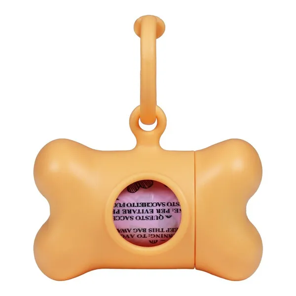 Pet Bag Dispenser United Pets Bon Ton Nano Classic Dog Orange Recycled plastic (6 x 3 x 4 cm)