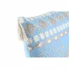 Cushion DKD Home Decor Blue White 40 x 15 x 40 cm