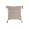 Cushion DKD Home Decor Beige Squared 40 x 15 x 40 cm