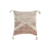 Cushion DKD Home Decor Beige Orange 45 x 10 x 45 cm Fringe